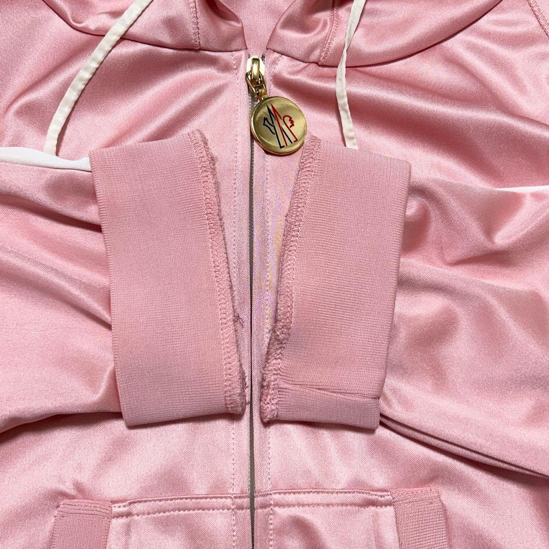 MONCLER モンクレール ピンク ジップアップパーカー トラックジャケット