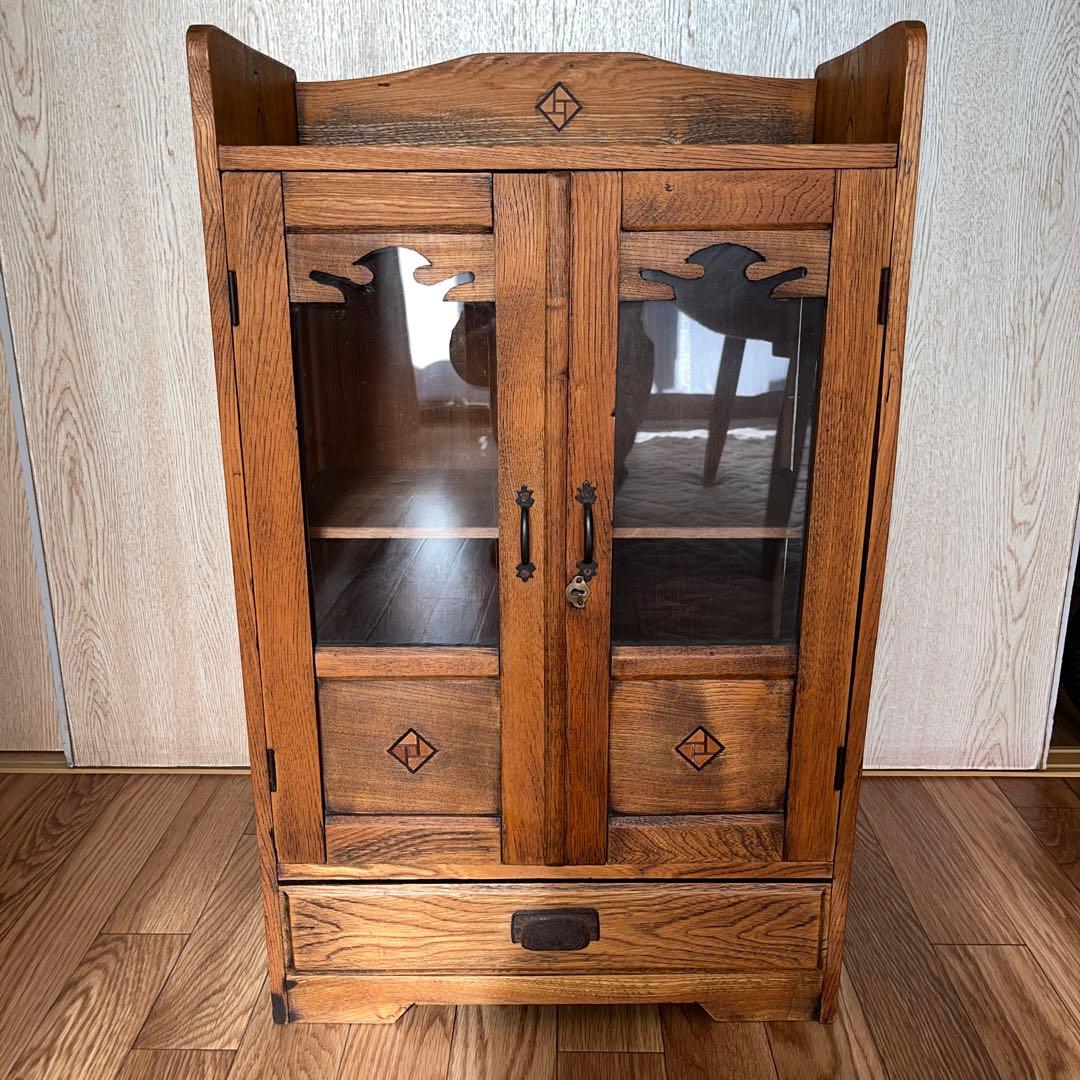 古家具 小さめのキャビネット 棚