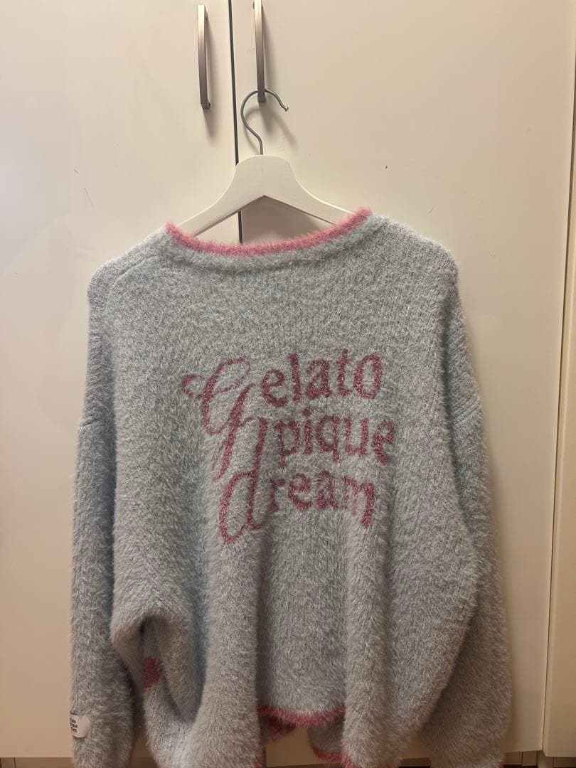 【新品未使用】Gelato Pique ラメフェザーカーディガン