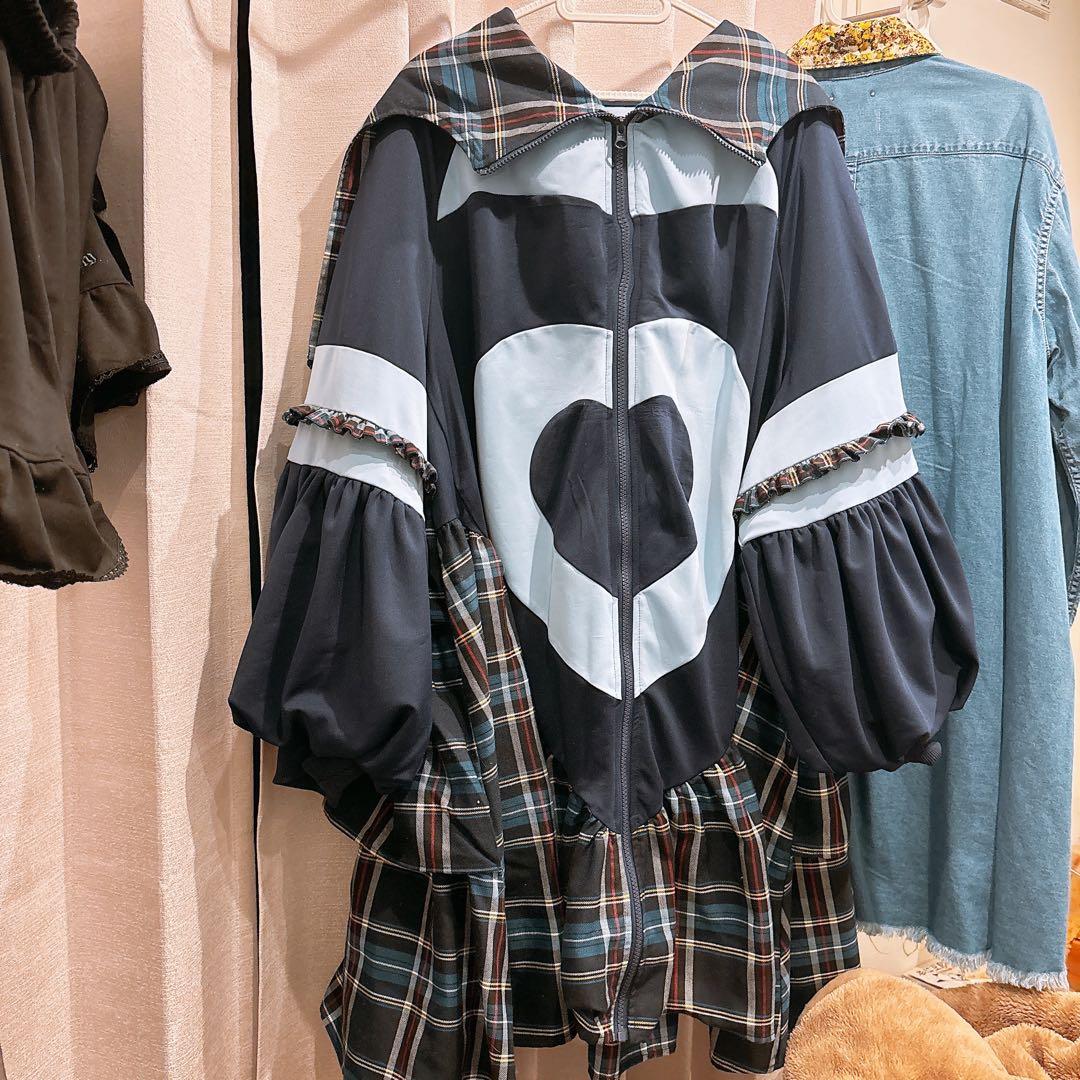 heihei ハートチェックワンピース