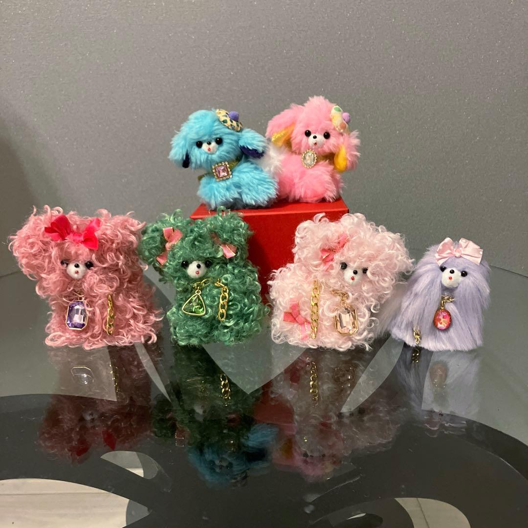 くり　レトロポップ　わんちゃん　ベージュ