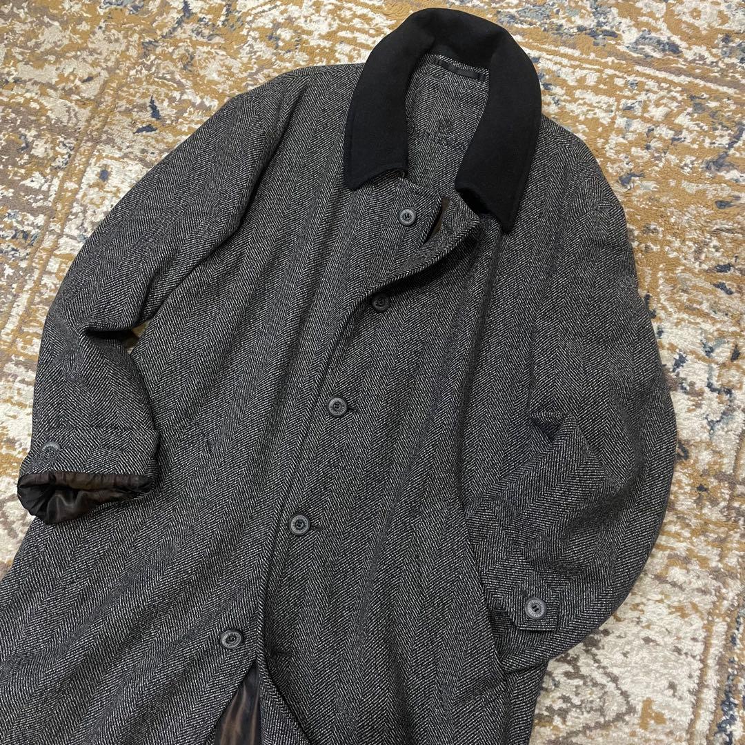 80-90s DAREBRIDGE　Herringbone Tweed Coat