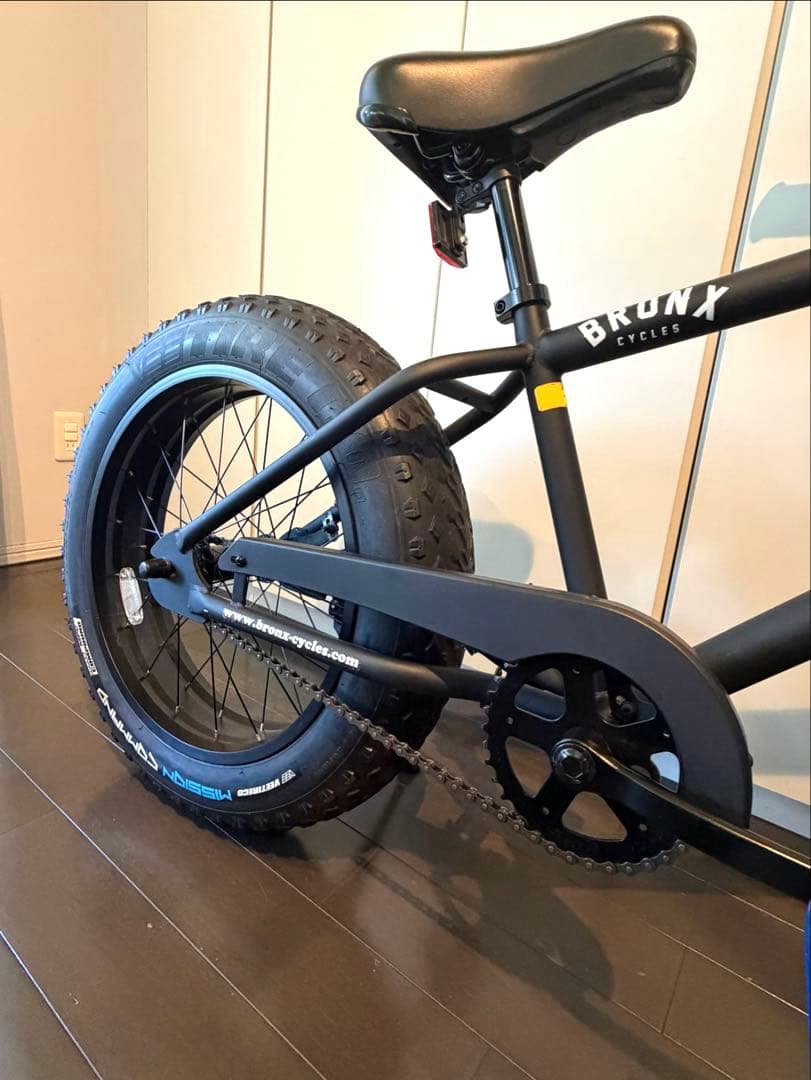 BRONX20 ファットバイク CUSTOM マットブラック　完全室内保管