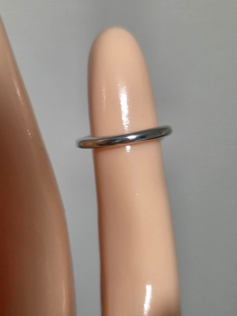 ハンドメイド　シルバーリング　クリアクォーツ　6号