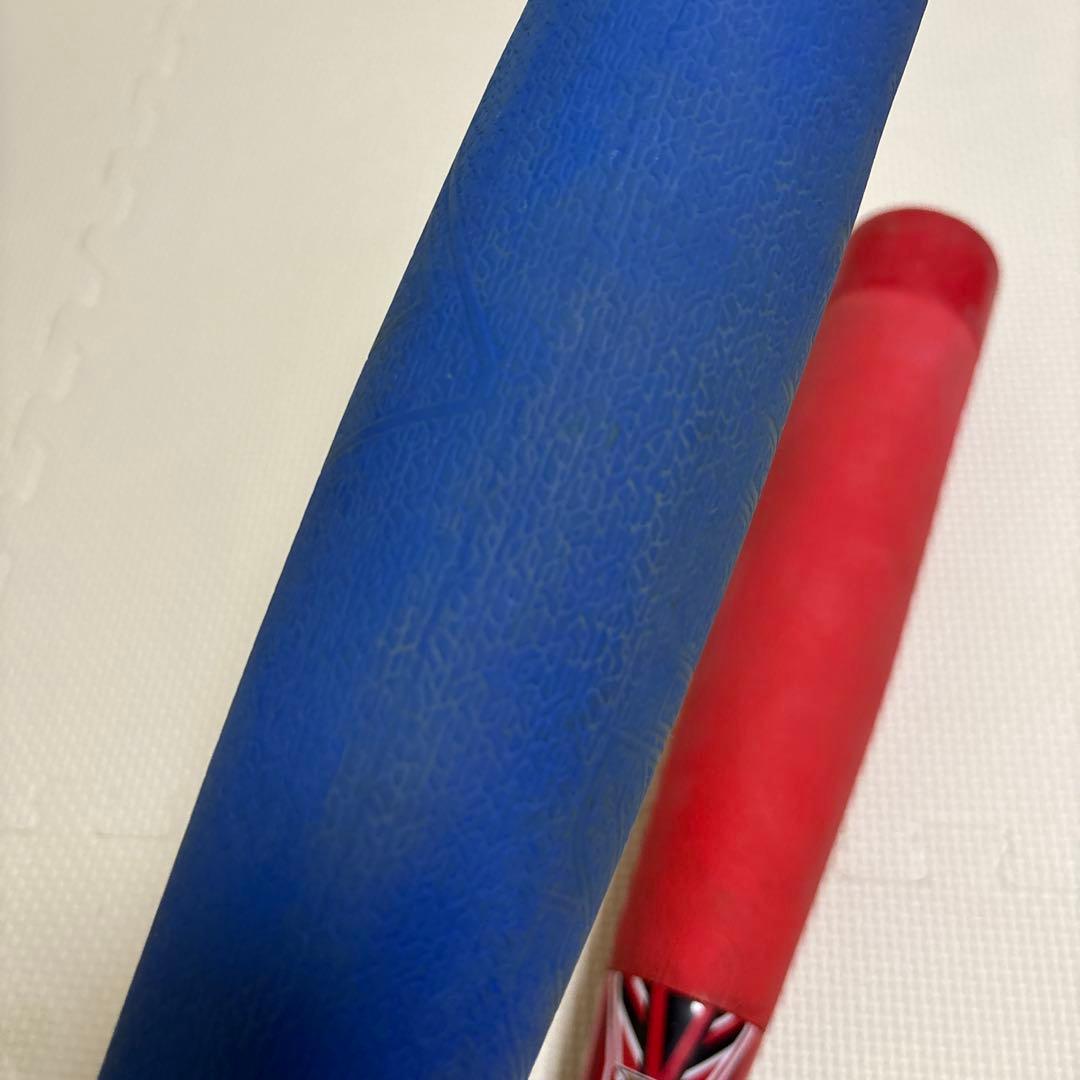 軟式バット 2本セット 青 赤　ビヨンド