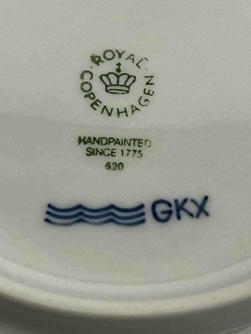 ★美品未使用★ロイヤルコペンハーゲン ブルーパルメッテ プレート 20cm 5枚