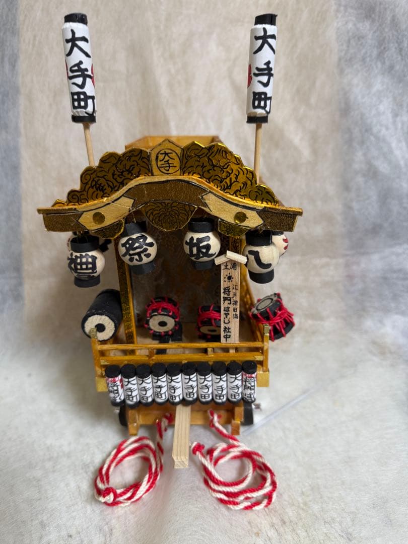 土浦祇園祭　大手町山車屋台ミニチュア/送料込み