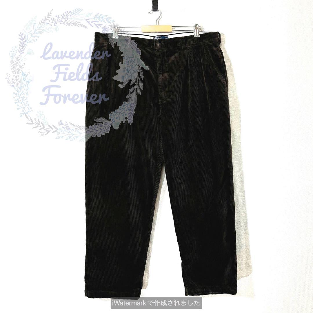 ポロバイラルフローレン中畝コーデュロイパンツP466アンドリュw40アメリカ古着