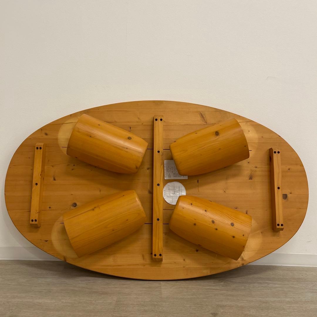 cochi*展示品★折脚座卓 折脚テーブル 折畳み式 うづくり パイン無垢