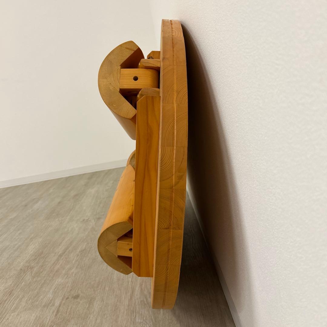 cochi*展示品★折脚座卓 折脚テーブル 折畳み式 うづくり パイン無垢