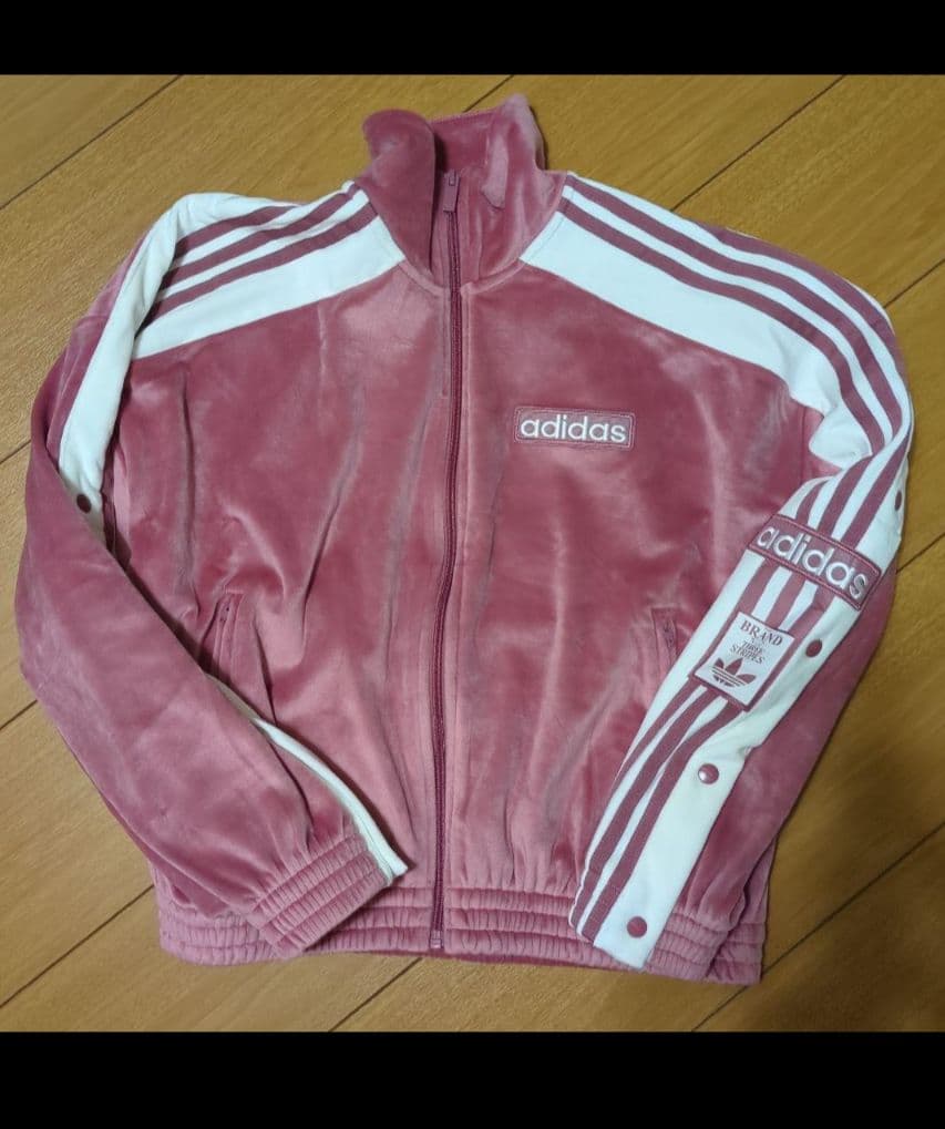 adidas W ADIBREAK VELOUR TT ベロア 上のみ