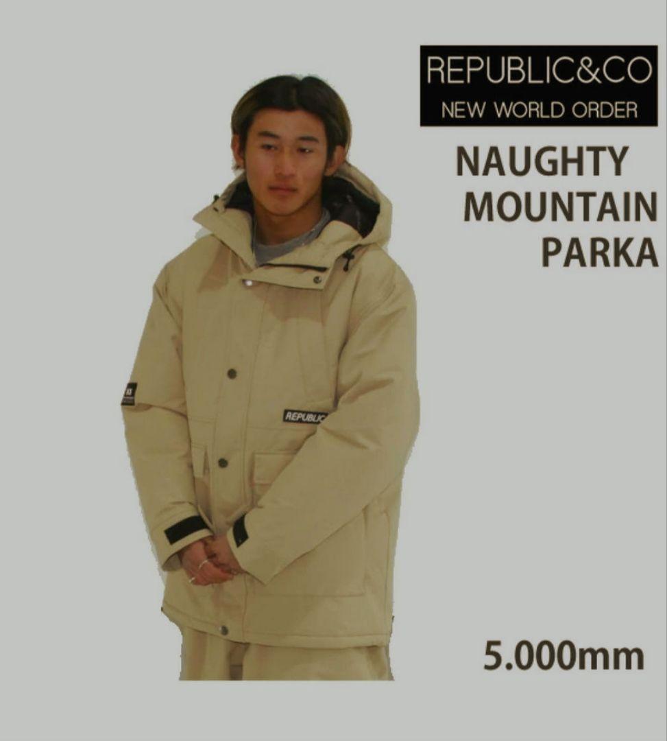 Republic&co NAUGHTY MOUNTAIN PARKA カーキ/M