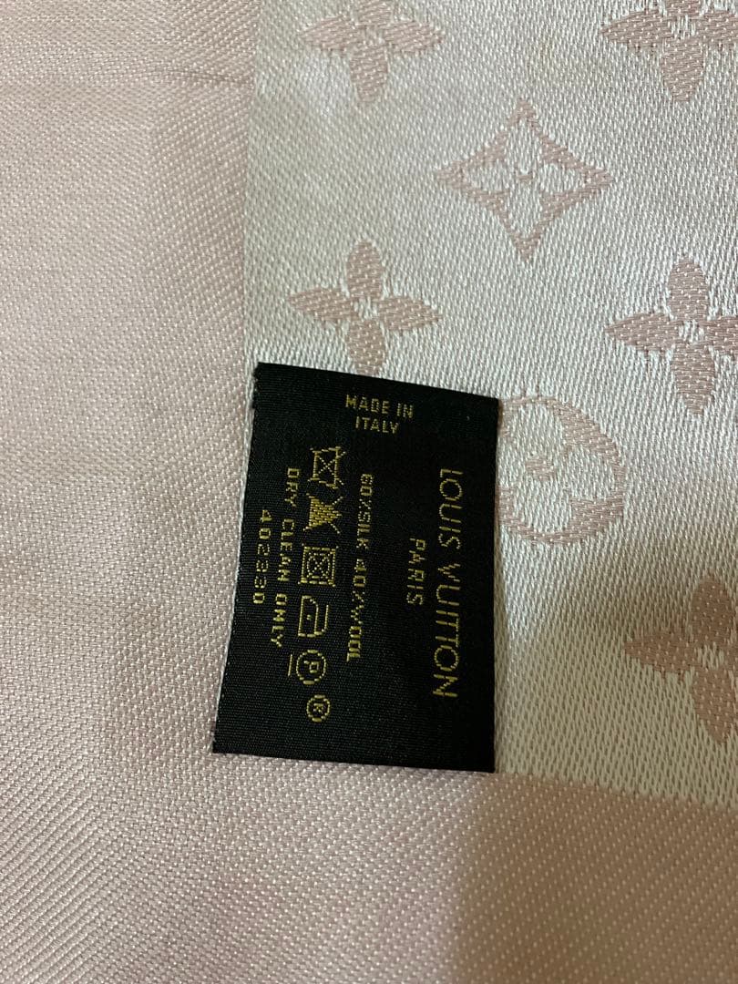 LOUIS VUITTON ピンク ストール 大判