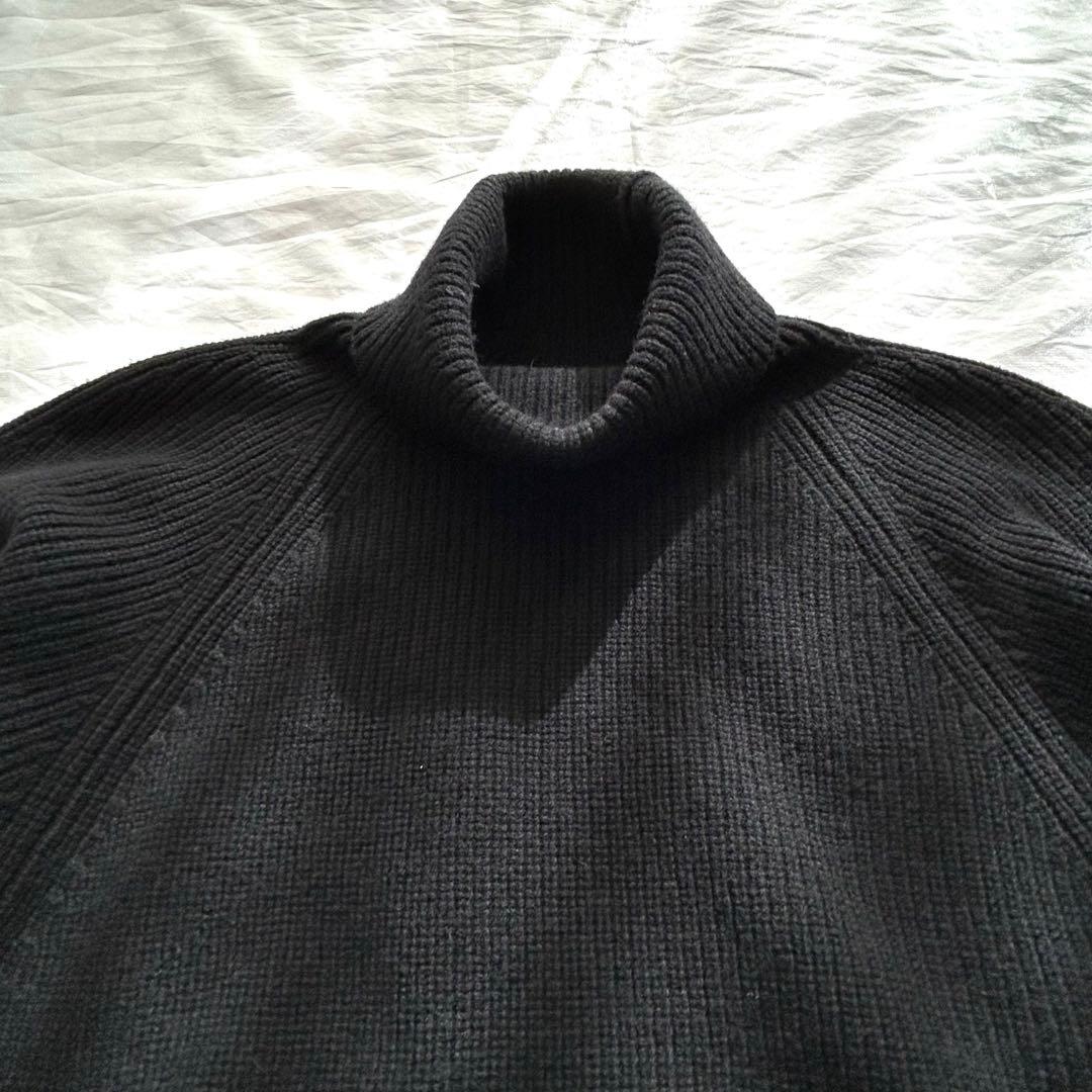 美品♡【Cygne】タートルニット コクーンスリーブ Rene ブラック 黒