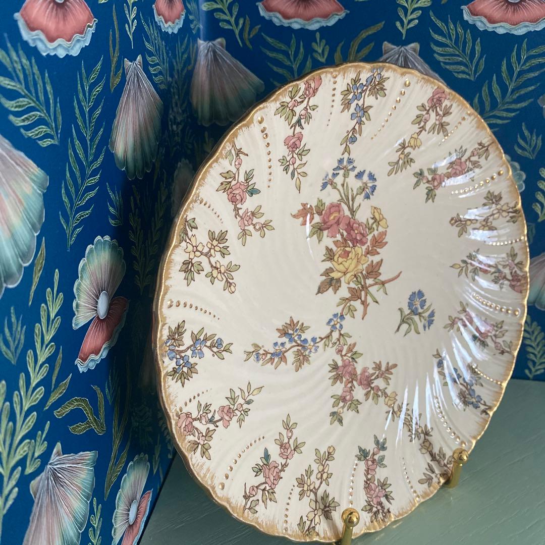 Sarreguemines　ルイ15世　プレート　フランスアンティーク【G】