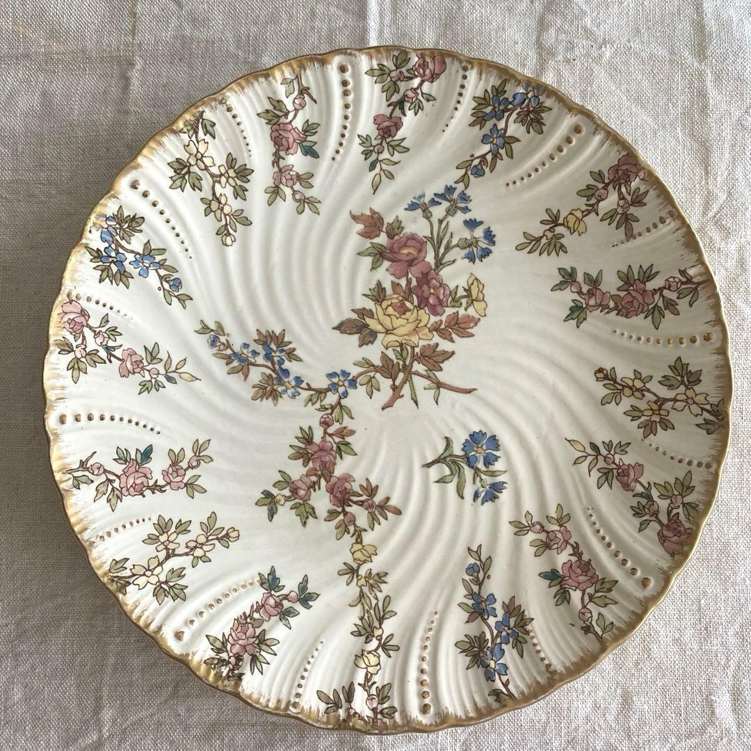 Sarreguemines　ルイ15世　プレート　フランスアンティーク【G】