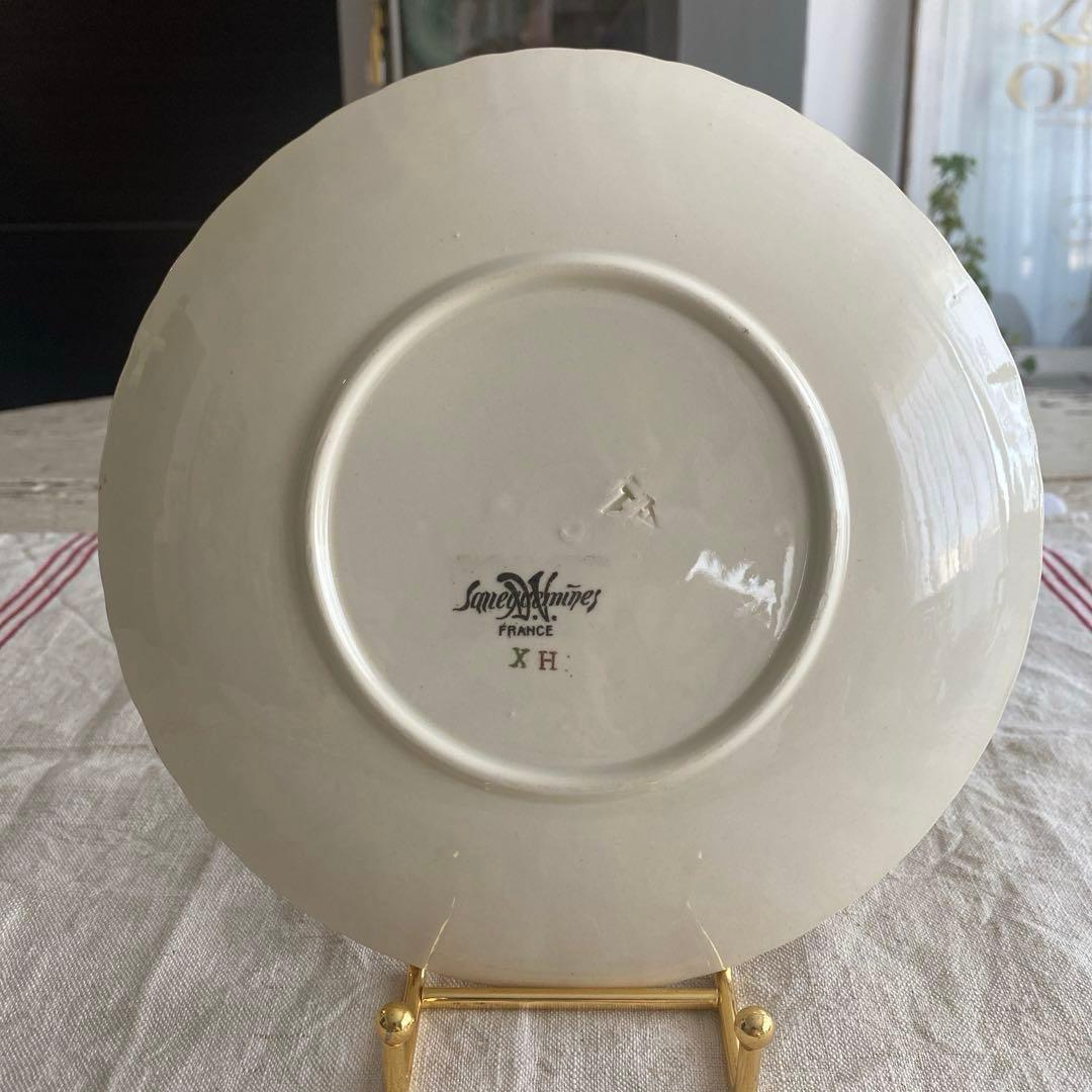 Sarreguemines　ルイ15世　プレート　フランスアンティーク【G】