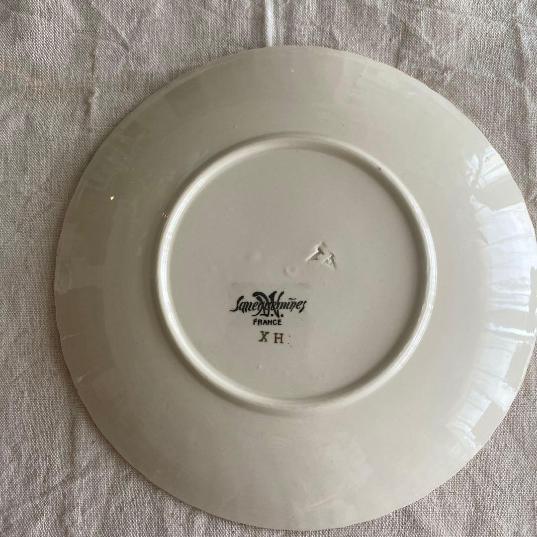 Sarreguemines　ルイ15世　プレート　フランスアンティーク【G】