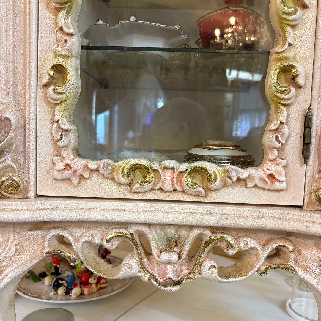 ロココ調　輸入家具　姫系プリンセスキャビネット