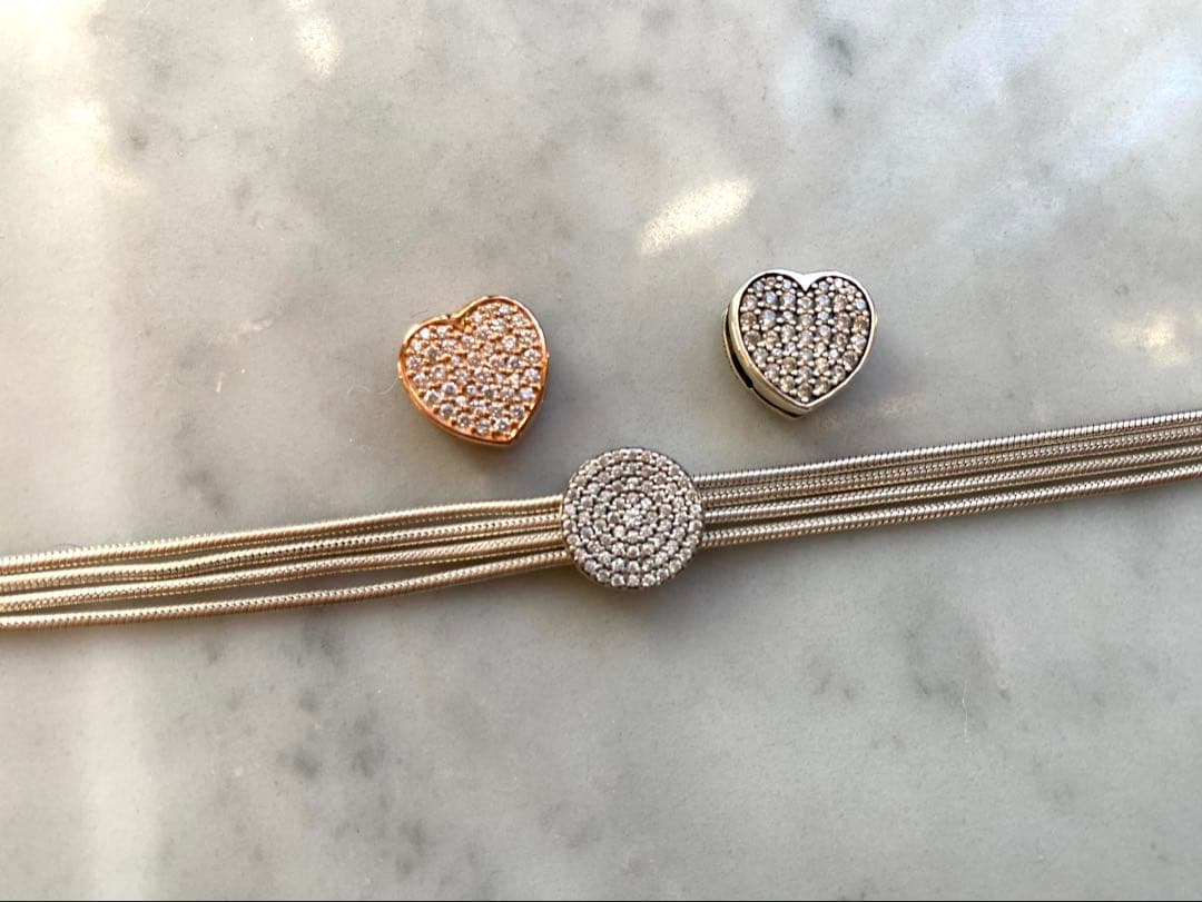 Pandora reflextions ブレスレットとチャーム3点