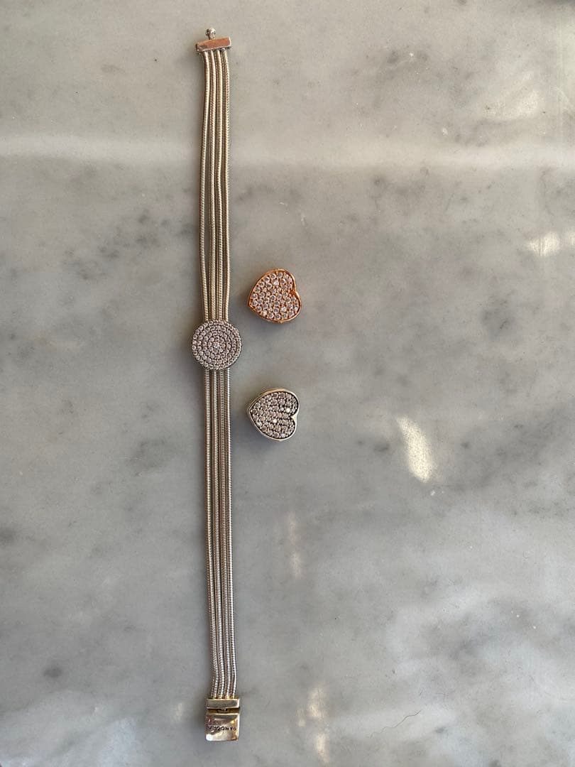 Pandora reflextions ブレスレットとチャーム3点