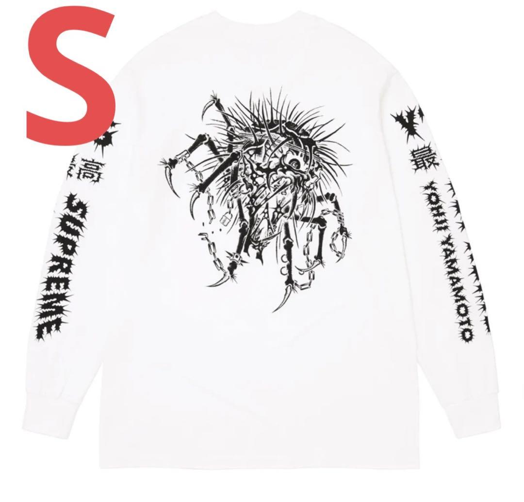 Supreme®/Y’s L/S Tee 白　Sサイズ