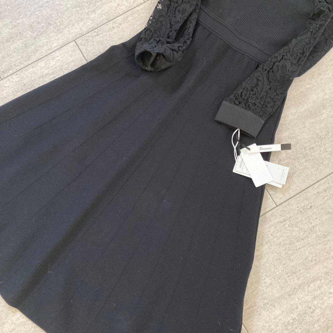 ダイアグラム　レースレイヤードワンピース