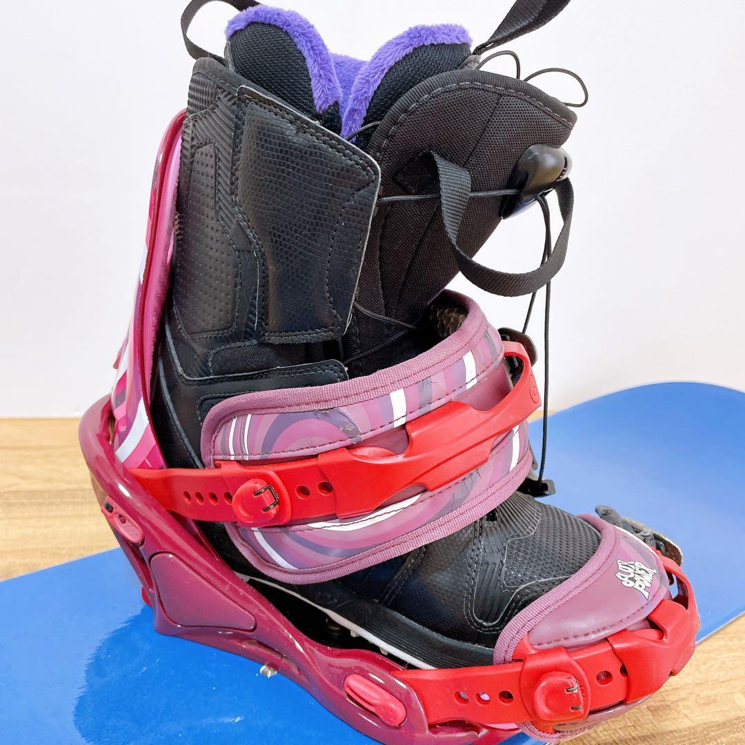 レディース　スノーボード　3点セット　k2 サロモン　FLUX 144cm