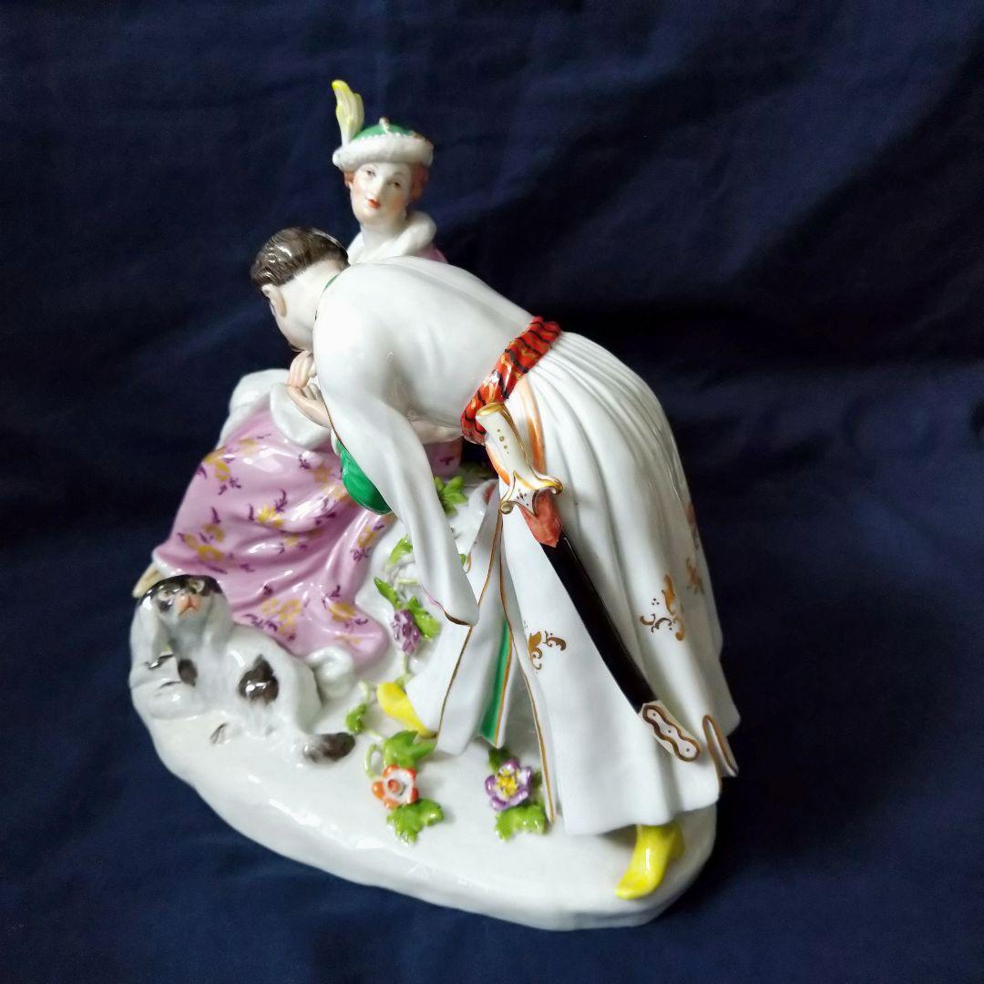 マイセン(Meissen)フィギュリン『ポーランド貴婦人と紳士』