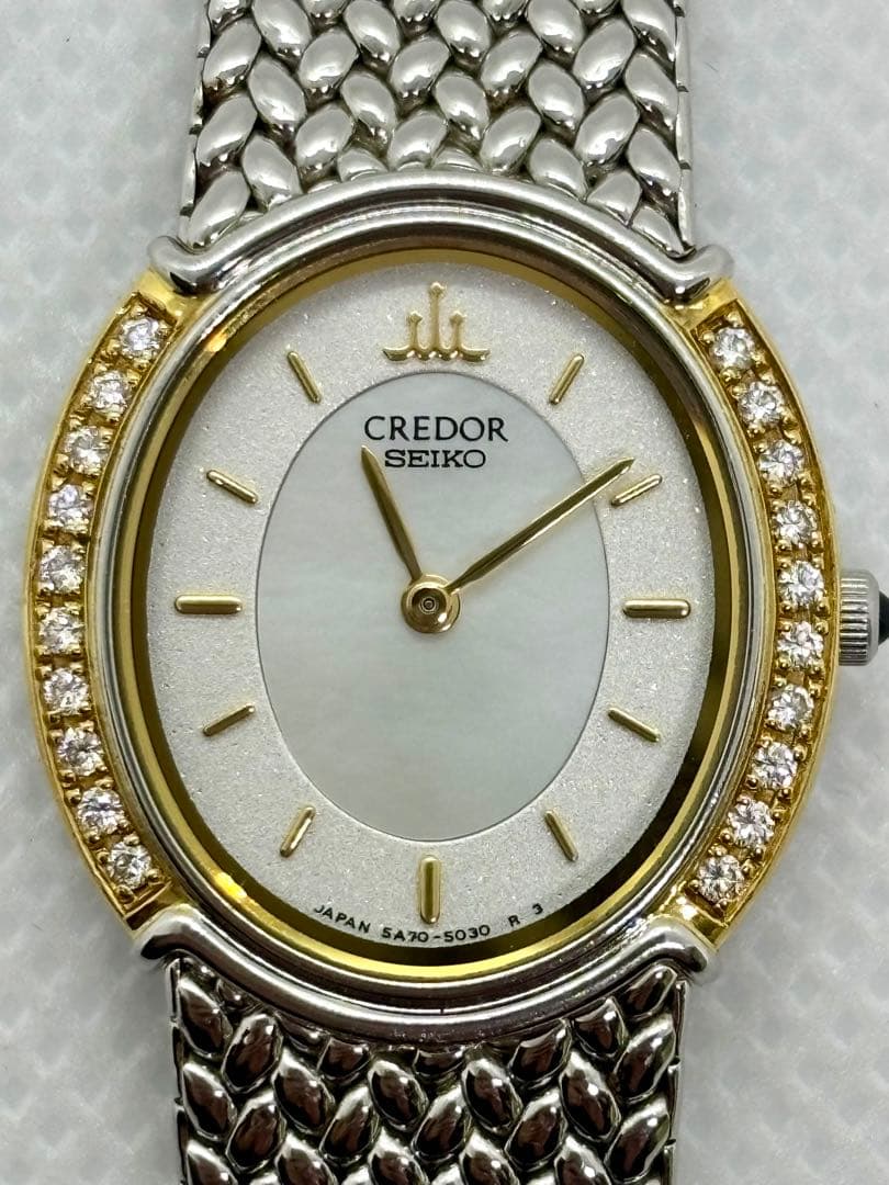 #セイコー クレドール 5A70-3000 レディース腕時計 P-5