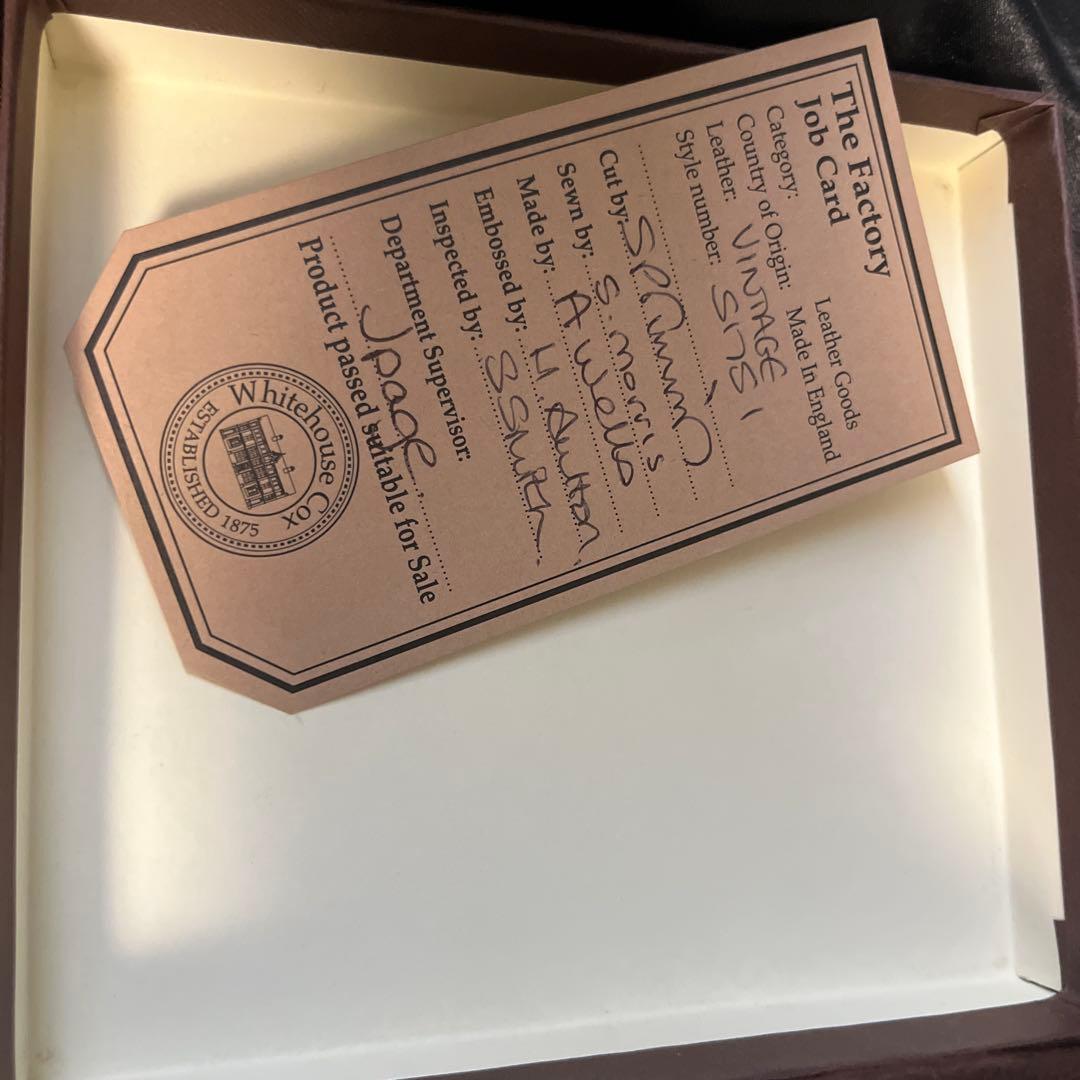 8月中値下げ‼️Whitehouse Cox レザーケース