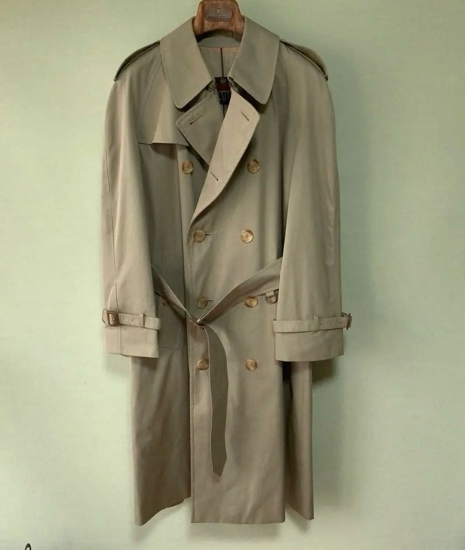 GRENFELL グレンフェル トレンチコート 38 カーキ 英国製ケンジントン
