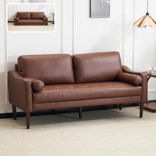 ソファー 3人掛け カウチソファ リビングソファ 肘掛け付き 枕付き おしゃれ