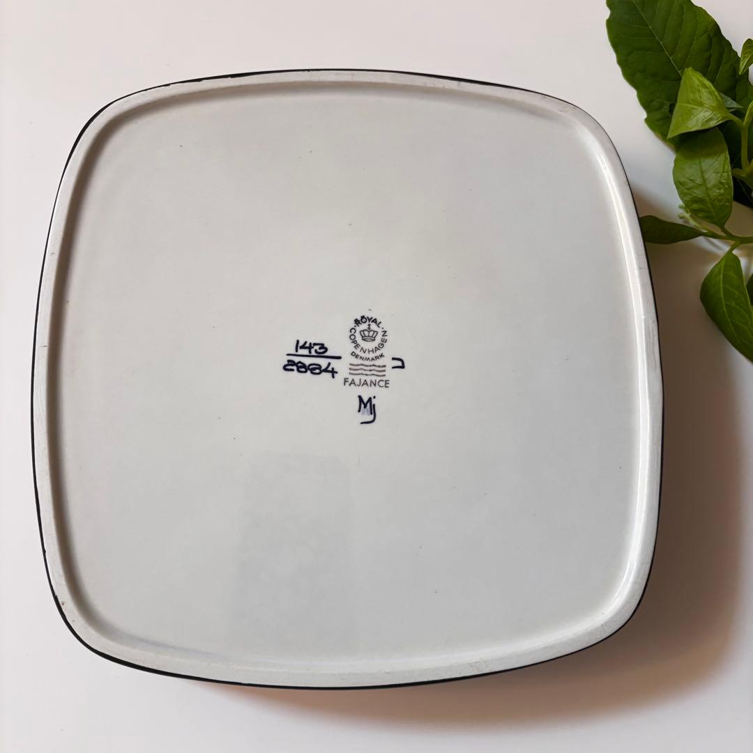 未使用品　ロイヤルコペンハーゲン　テネラ　角皿キャセロール　スクエア　北欧　皿