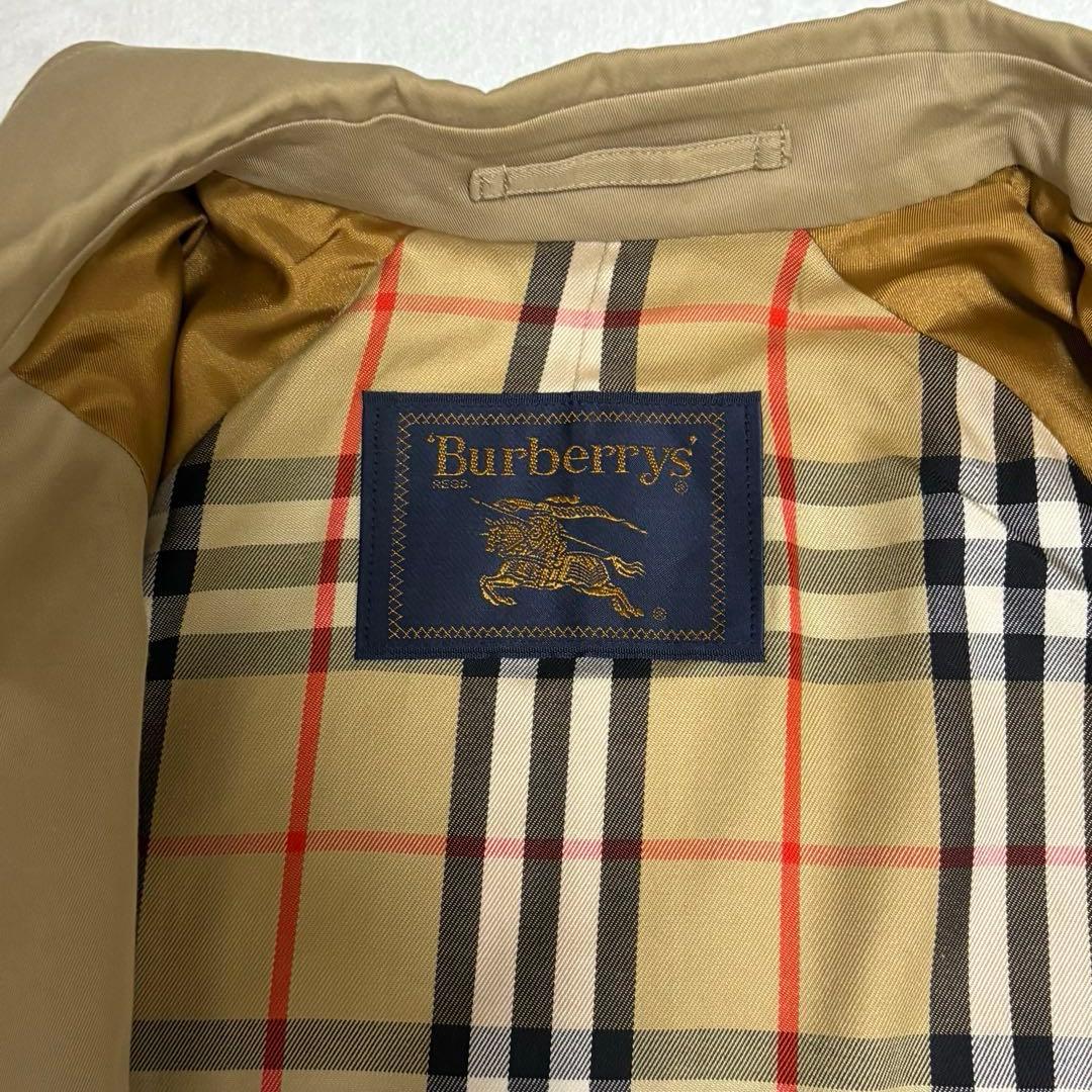 Burberry's ノバチェックベルト付き ステンカラーコート ベージュ