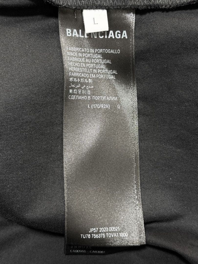 バレンシアガ 2023 オーバーサイズ ビッグシルエット Tシャツ E4850