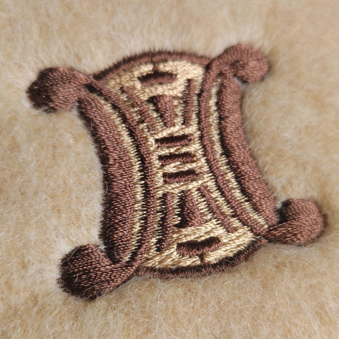 セリーヌ　マカダム　ピュアニューウール毛布 　新毛100％　ペア２枚　状態要確認