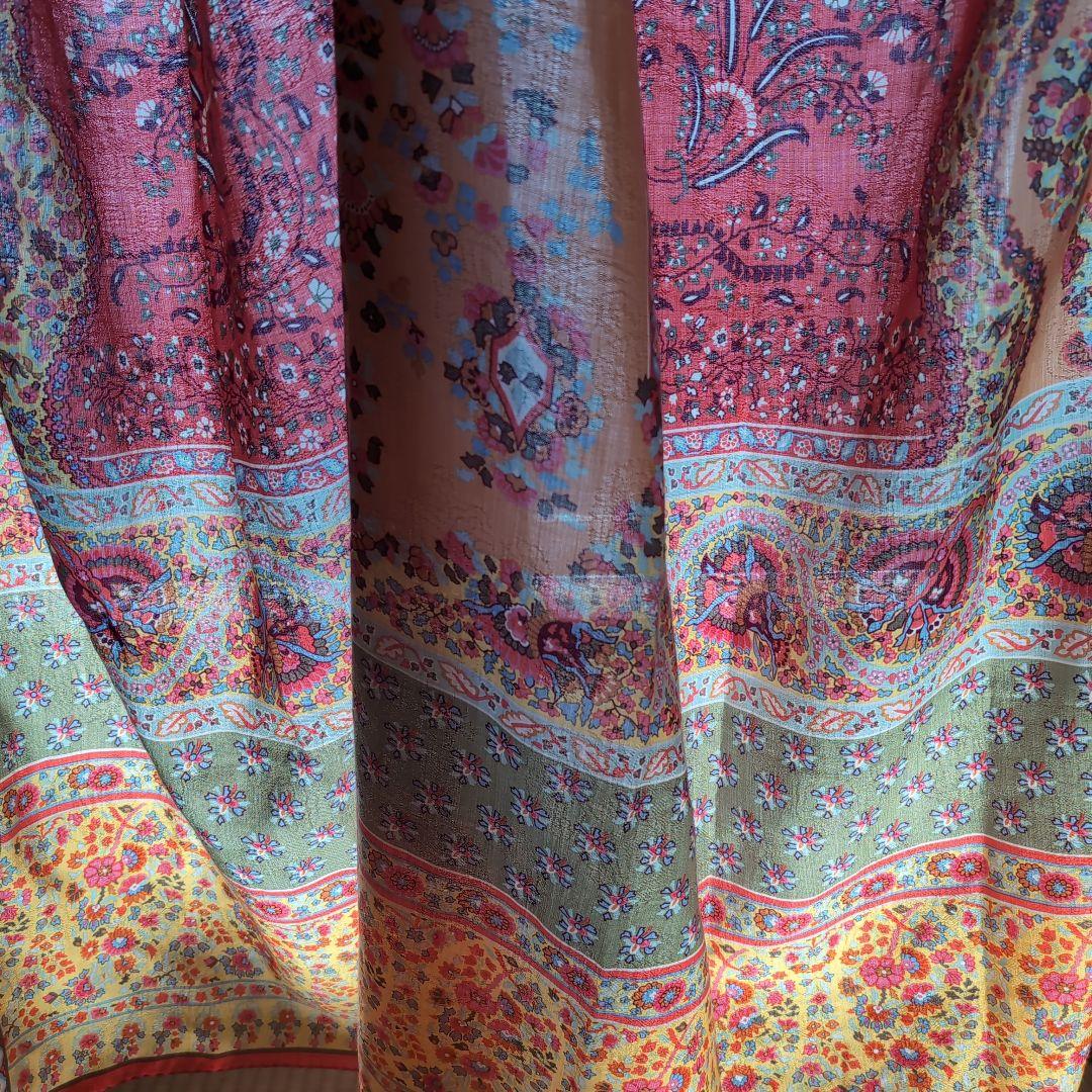 エトロ 民族調ヴィンテージウール ショール