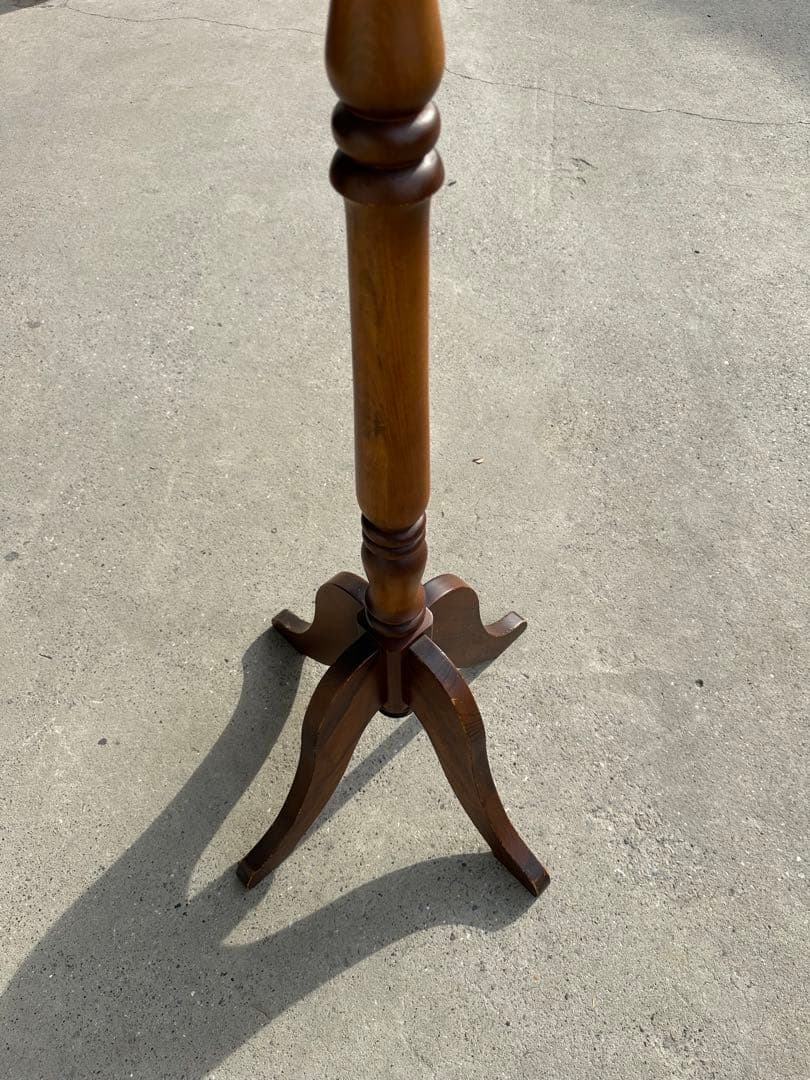 カリモク アンティーク コロニアル ハンガーラック ポールスタンド