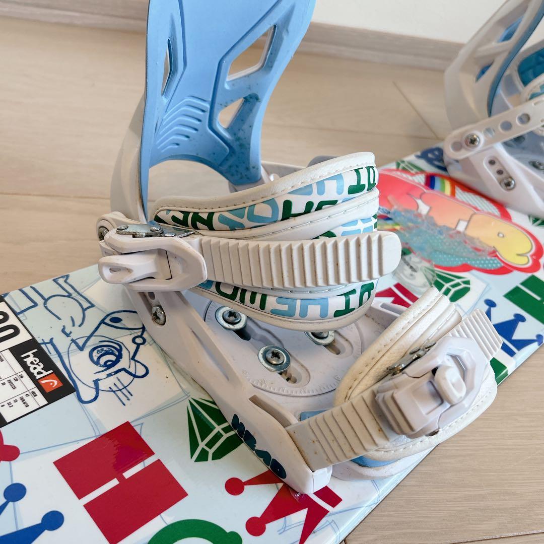 【美品】HEAD スノーボード 120cm キッズ ジュニア ビンディング付