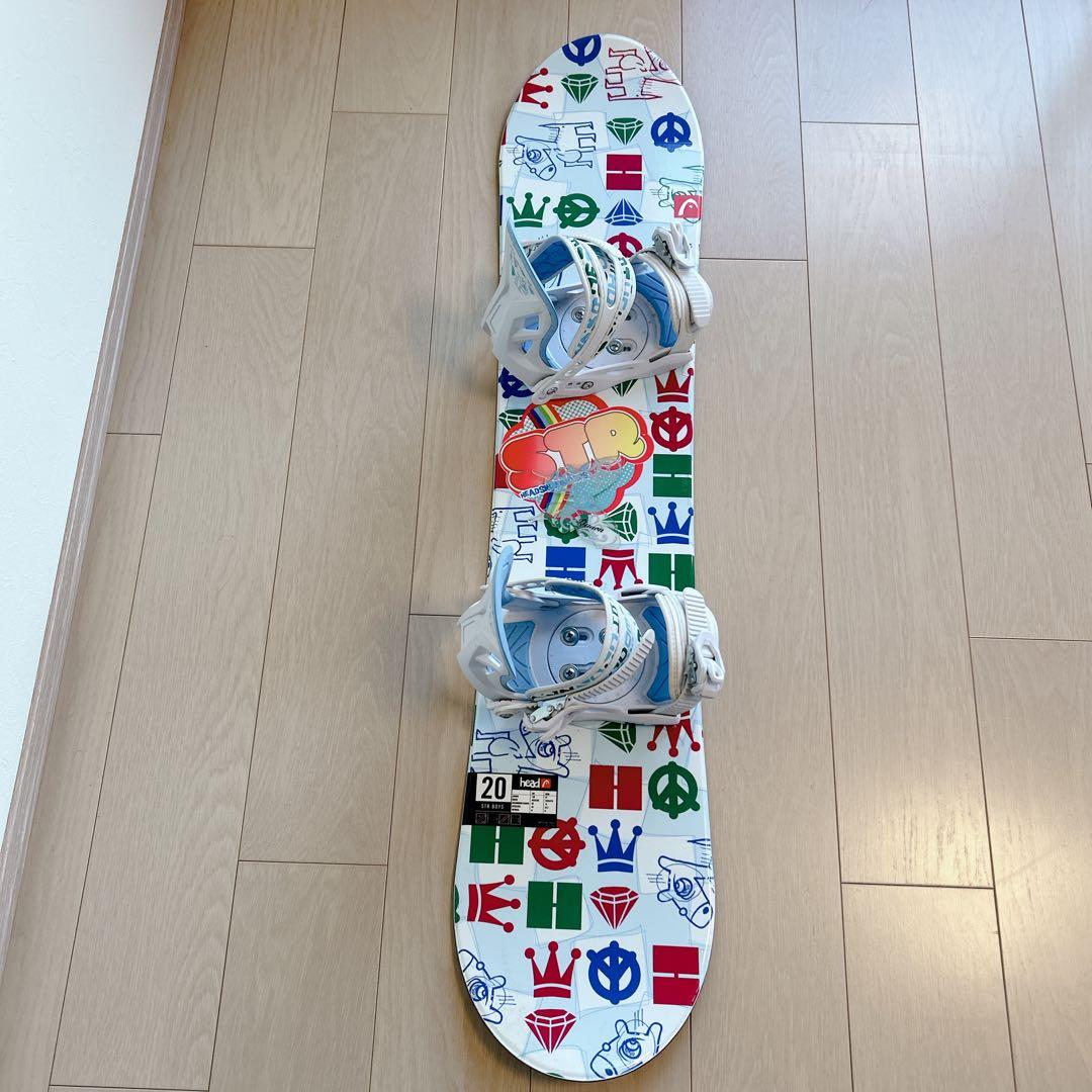 【美品】HEAD スノーボード 120cm キッズ ジュニア ビンディング付