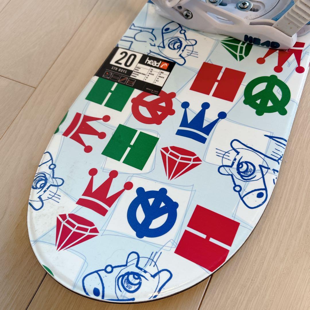 【美品】HEAD スノーボード 120cm キッズ ジュニア ビンディング付