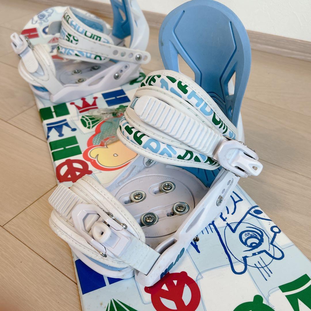 【美品】HEAD スノーボード 120cm キッズ ジュニア ビンディング付
