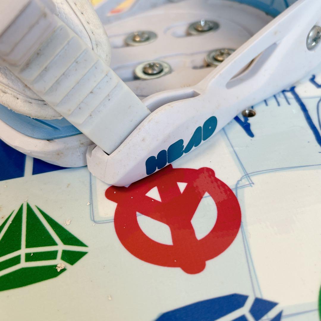 【美品】HEAD スノーボード 120cm キッズ ジュニア ビンディング付