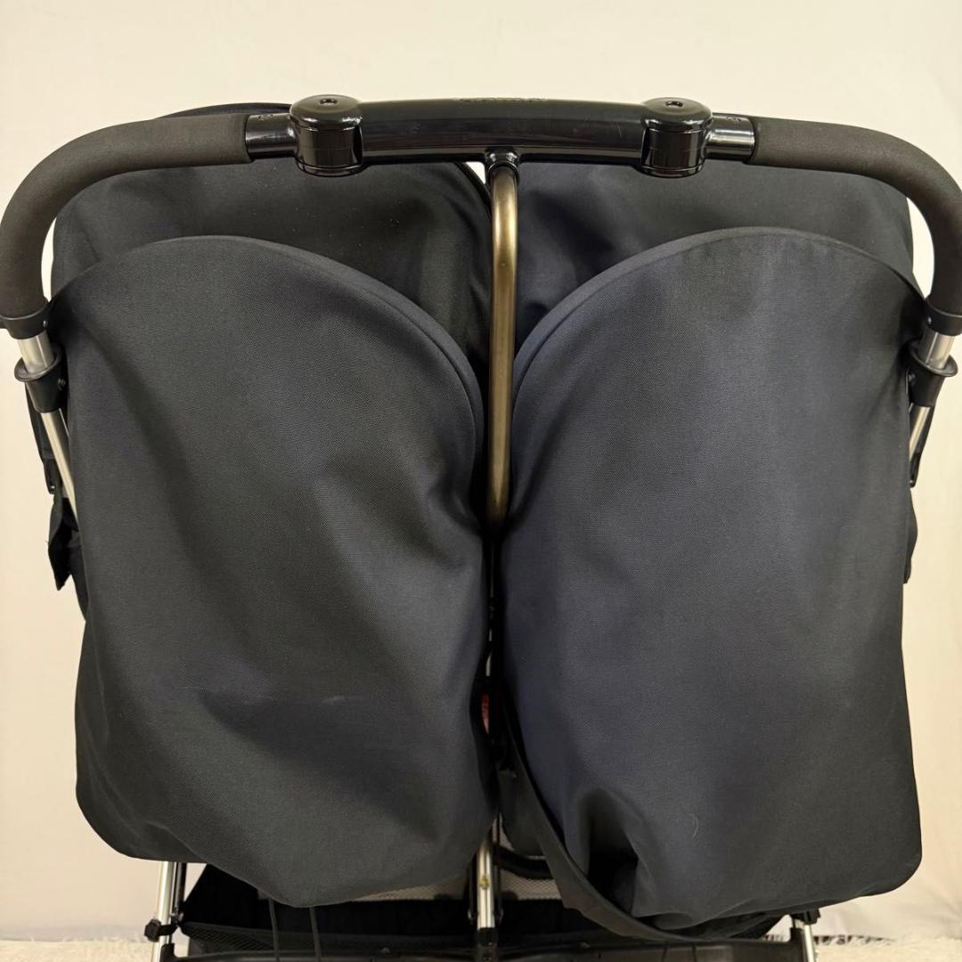 【美品】Combi コンビ　2人乗り　ツインスピン　双子 ベビーカー 62-2