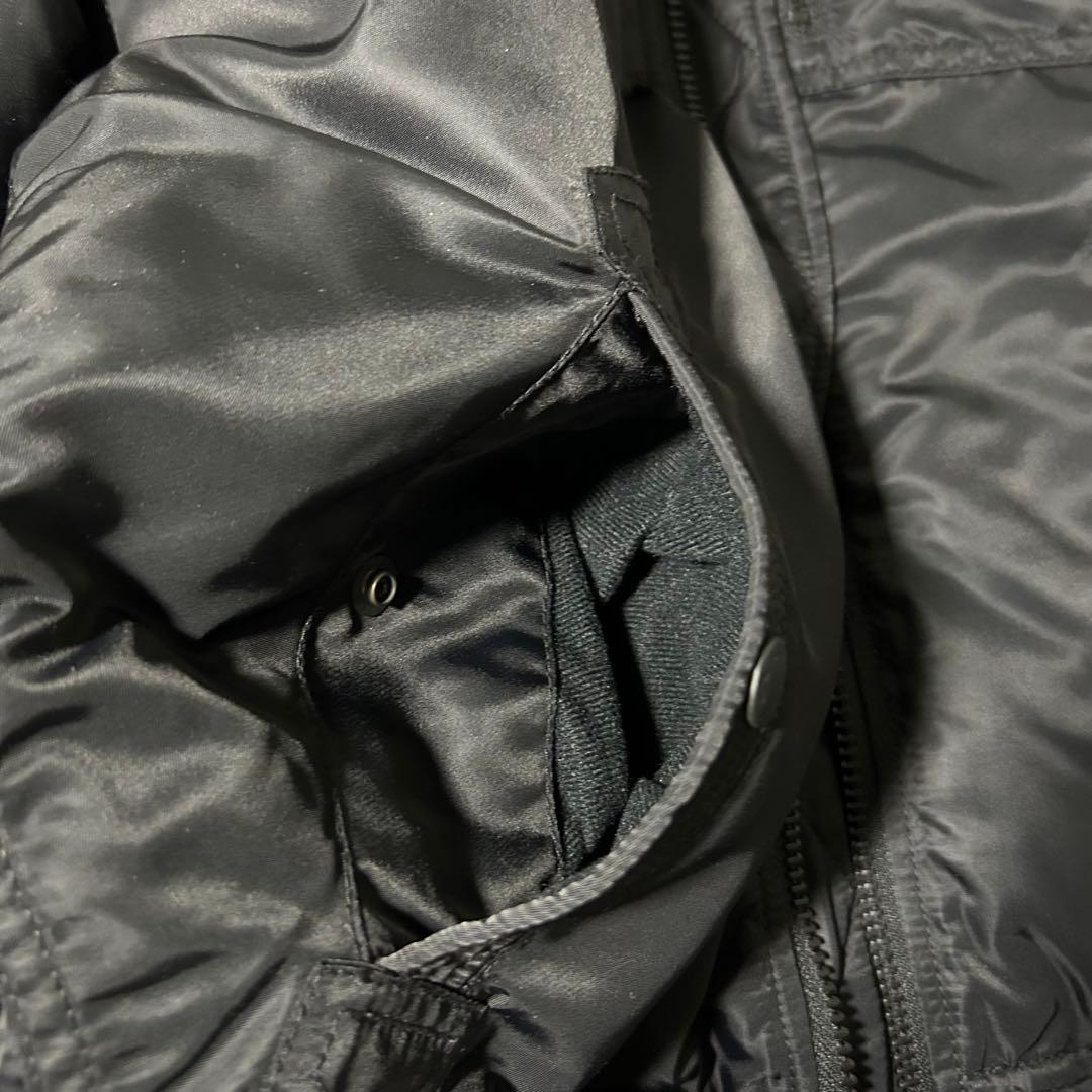 美品✨アルファインダストリーズ フーデッド リブジャケット 赤タグ サーモライト