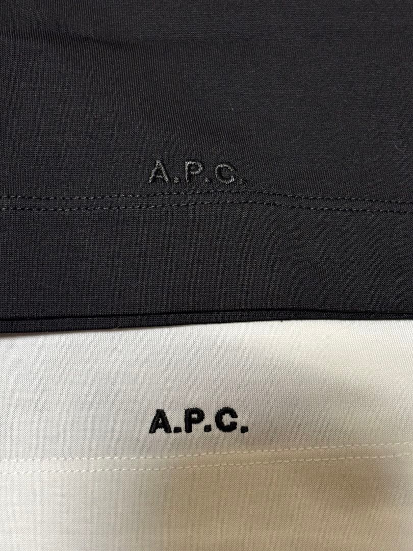 【新品】A.P.C. 長袖カットソー ブラック ホワイト 2枚セット