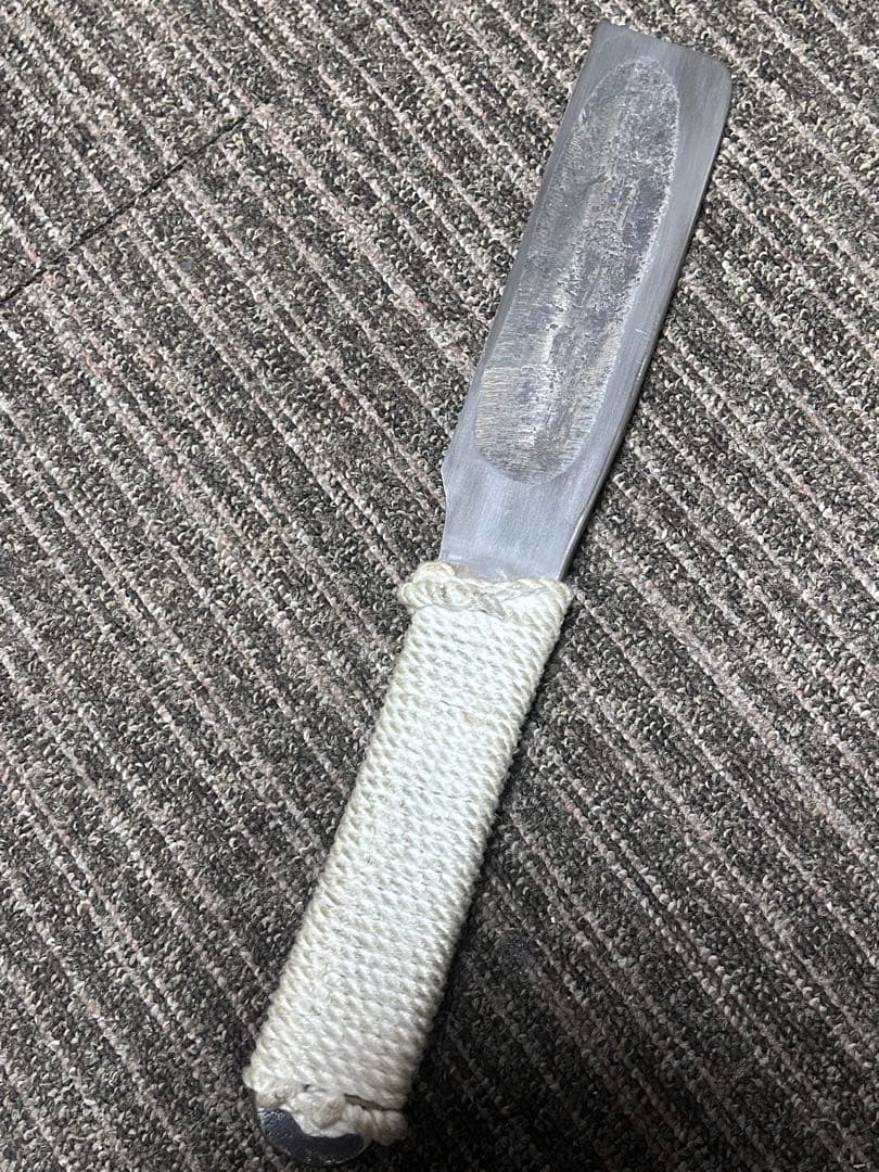 01468 鉈　ナイフ　包丁　無銘　墨流し　切味抜群　中古再生品