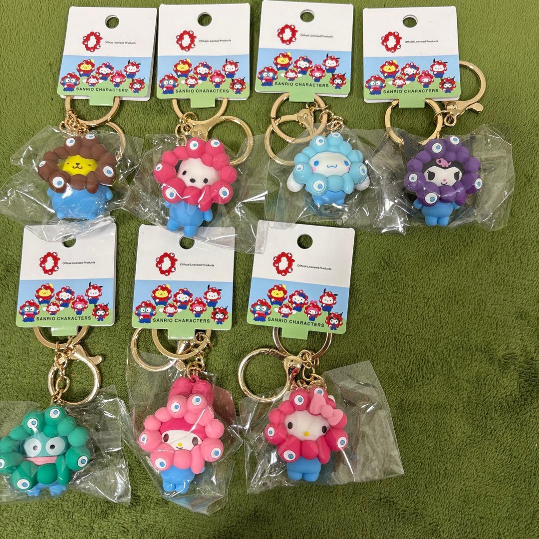 サンリオ　ミャクミャク　パステル　マスコット　キーホルダー　コンプ　全７種