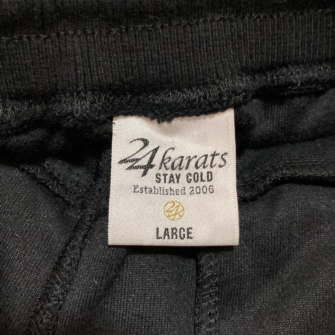 24KARATS セットアップ ジャージ　ステイゴールド　黒×金 Lサイズ